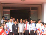 Chủ tịch nước Cộng hòa Dân chủ Nhân dân Lào thăm KCN Tân Tạo.