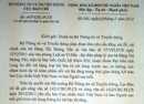 Nội dung công văn